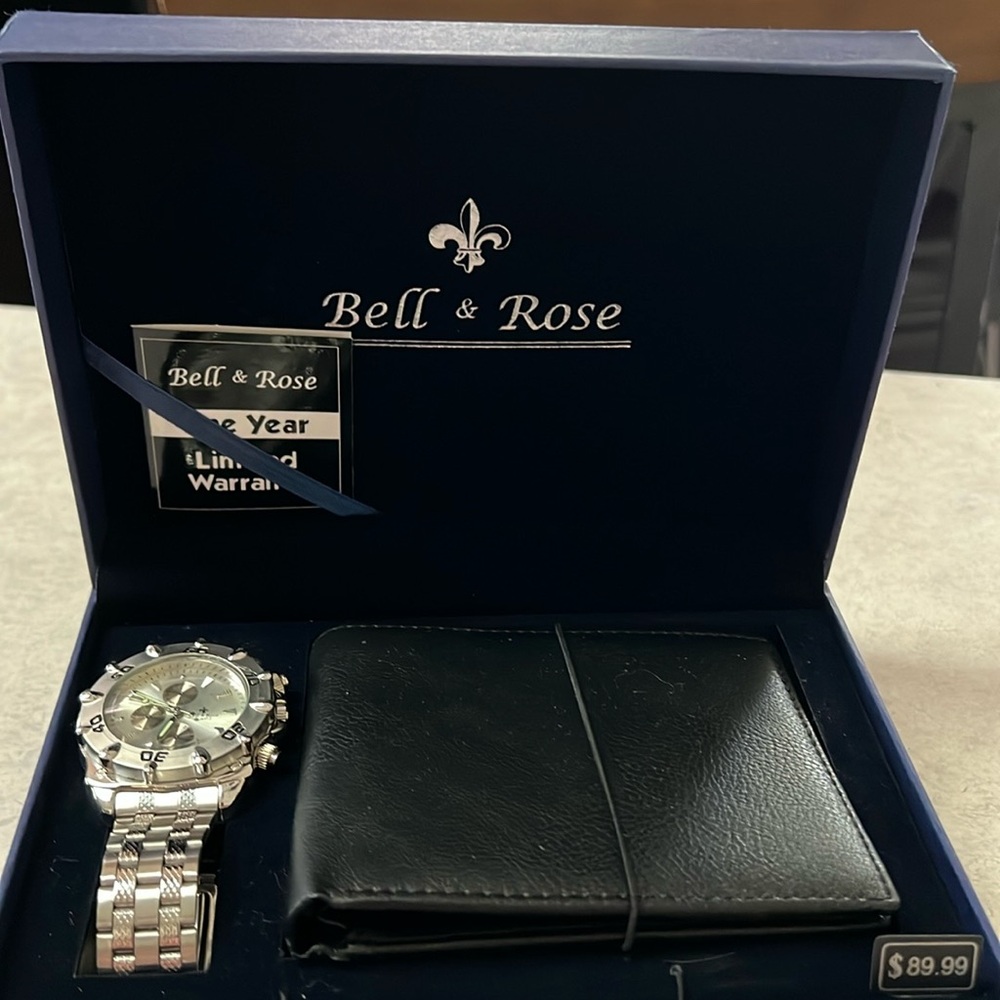 Bell and Rose Men’s Watch set - pen not included